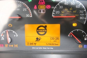 Instrument Cluster and Odometer - 2012 Volvo Truck VNL 670